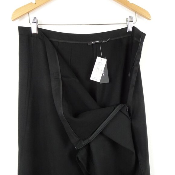 Natori Sanded Twill Pants Women's 16 Black Tapered Lightweight - Picture 7 of 11